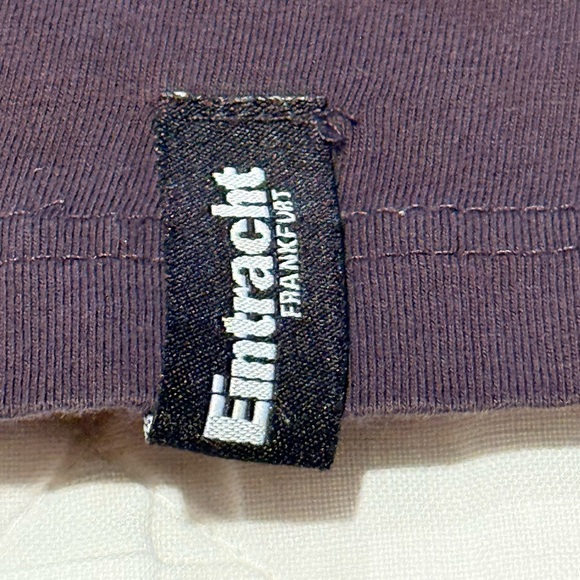 Eintracht Frankfurt Graphic T-Shirt XXL Charcoal Eagle Logo Bundesliga Soccer - Picture 5 of 6